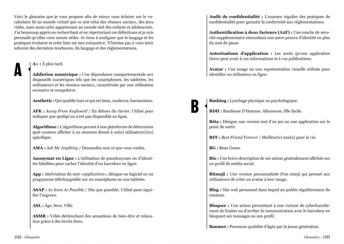 Harcèlement et Addictions pour les parents.